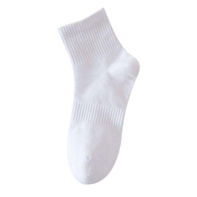 Женские весенне-осенние однотонные спортивные носки-гольфы без косточек