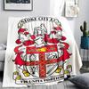 1PC Stoke City FC Print Flannel Blanket, High quality Comfortable for All Seasons, Home Decor, Warmth and Comfort, Perfect for Christmas Gifts182