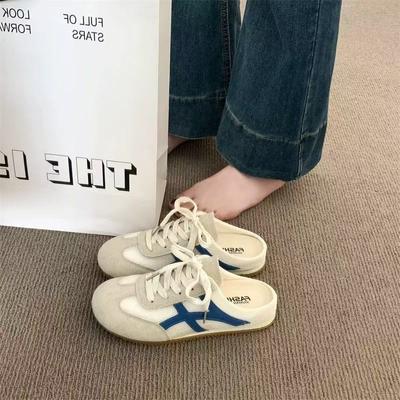 Модная популярная сумка головная обувь женская верхняя одежда 2025 весна и лето новая дышащая обувь на плоской подошве без каблука ленивая обувь