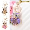 Милый Брелок-брелок со Стразами в виде Совы для Женщин Девочек Искусственный Хрусталь Животное Брелок-брелок для Сумок Сумки Рюкзака