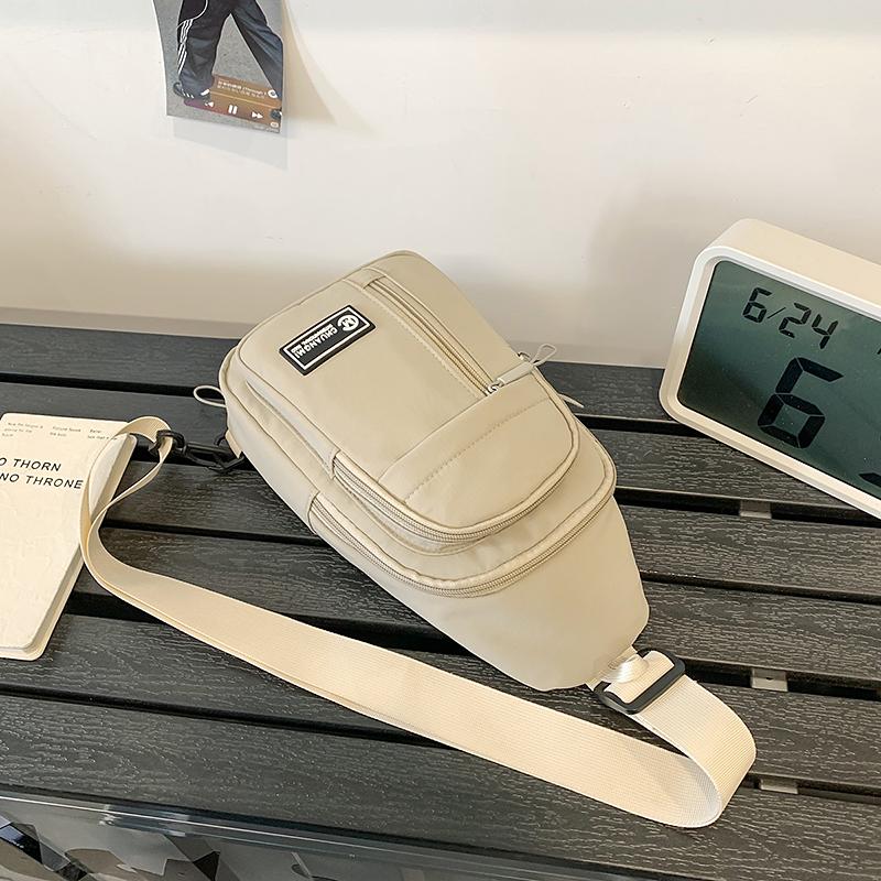 Нагрудная сумка Легкая студенческая сумка через плечо для верховой езды Многофункциональная поясная сумка с несколькими отделениями Сумка для мобильного телефона