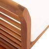 5 Piece Garden Dining Set with Cushions Solid Acacia Wood