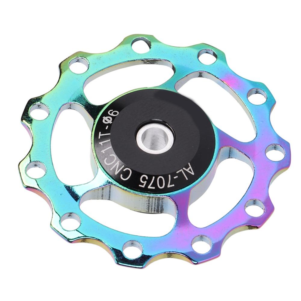 Colorful Bike Rear Derailleur Pulley 11T/13T Bearing Pulley  for Mountain Bike,Road Bike