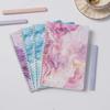 Marble Pattern Coil Notebook Set: 4 Stylish, High-Value Horizontal Line Books