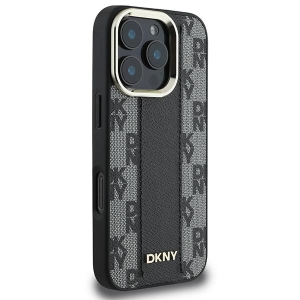 Etui do iPhone 16 Pro Max DKNY Hardcase Checkered MagSafe czarny