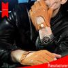 Deer Pattern Leather Half-Finger Motorcycle Gloves