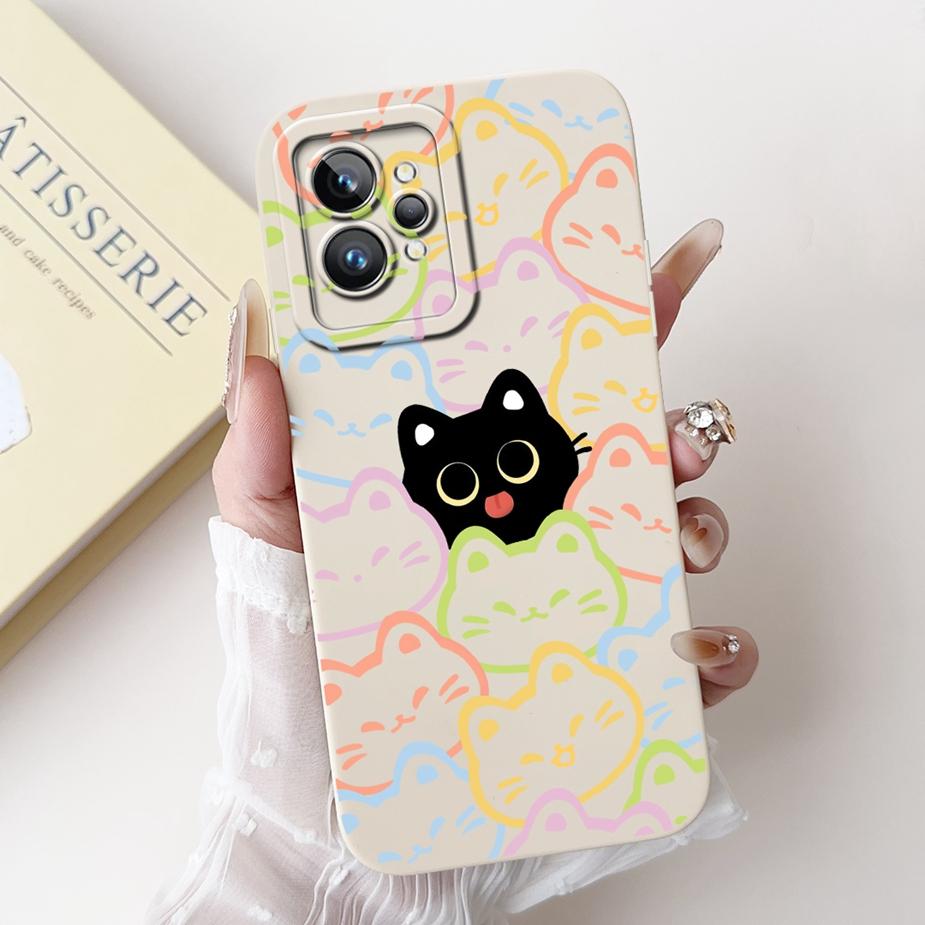 Чехол для Realme GT2 Pro RMX3301 Милый Модный Мультяшный Чехол Ударопрочный Чехол для Телефона Для Realme GT 2 Pro RealmeGT2 RMX3310 Мягкие Сумки