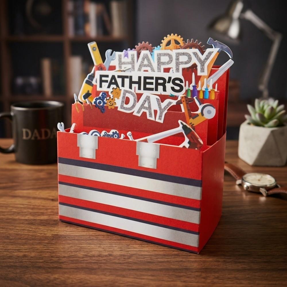 Paper Craft 3D Father's Day Greeting Card Birthday Greeting Card Happy Birthday Wishes