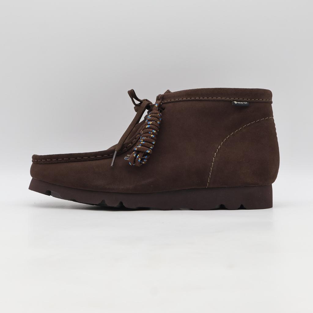 26183075 Clarks Wallabee Boot GORE-TEX Темно-коричневая замша (Мужской)