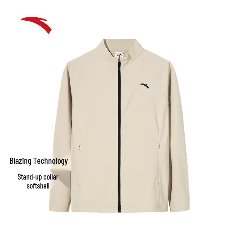 Anta Men's Winter Business Commuter Fleece-Lined Jacket
