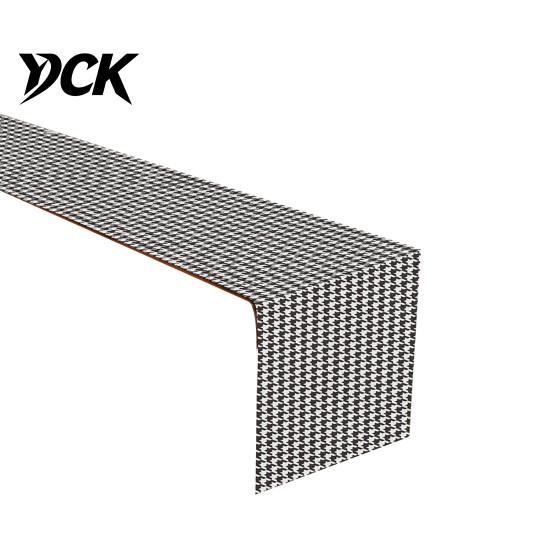Anti-wrinkle Table Runner for Coffee Modern Geometric Runner, Black And White Checkered Stylish Pattern 72 Inch Striped Dining Decor Decorative