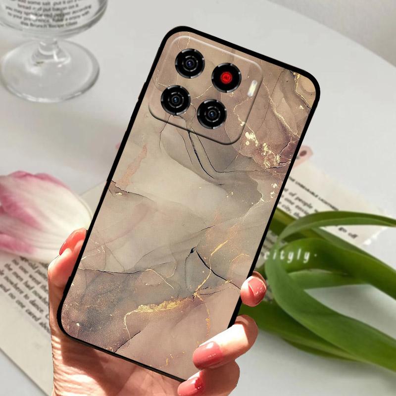 For ZTE Blade A56 Case Soft Silicone Protect Cover For ZTE Blade A56 4G Phone Case Z2473 6.75" Shockproof TPU Funda Shell Bumper