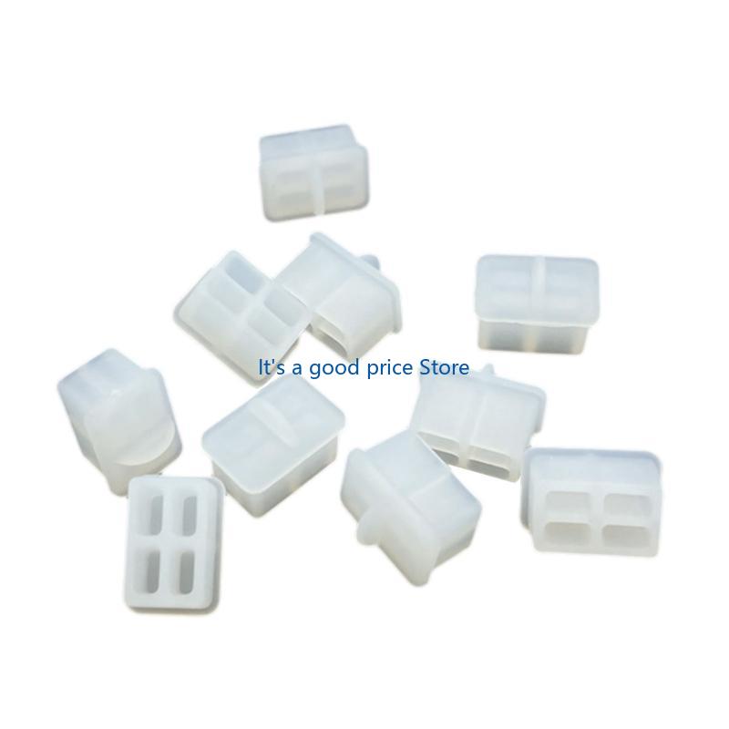 10Pcs Fiber Optical SFP Interfaces Dust Protectors Dust Caps Cage for Convenient Storage and Usage