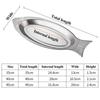 Oval Steamed Fish Plate Fish-Shaped Tray Plates Creative Barbecue Plate