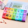 7 Days 14 Grids Pills Container Weekly Medicine Splitter Box Travel Pill Cases Box  Tablets Drug