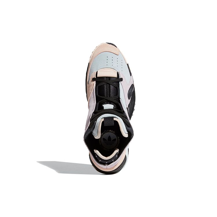 Adidas Оригинальные уличные ретро повседневные дышащие кроссовки средней высоты для баскетбола женские кроссовки розово-голубые FX8685