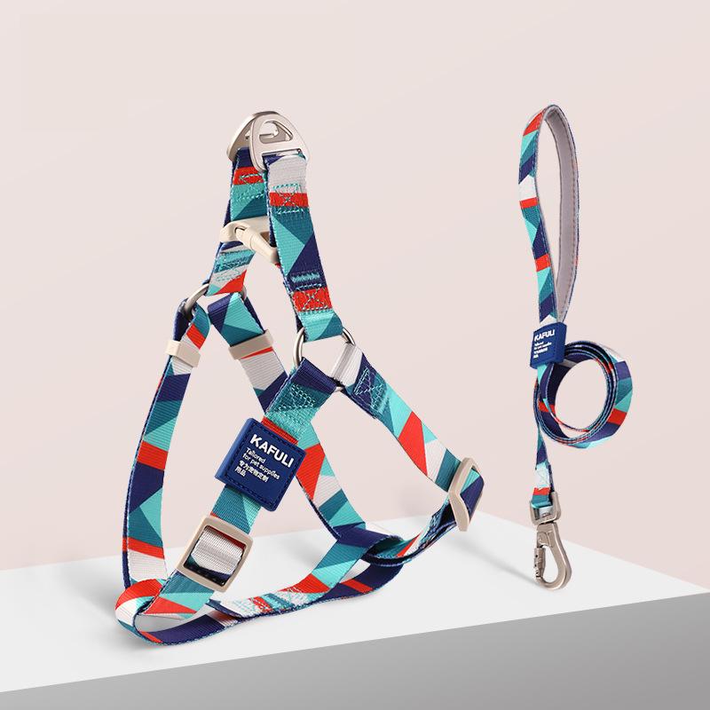 Комплект из шлейки и поводка для собак, жилет для домашних животных, регулируемый поводок для собак, дышащая шлейка для домашних животных для маленьких и средних собак, товары для животных