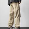 2024 Fashion Men's Loose Retro Fashion Casual Straight Crop Pants