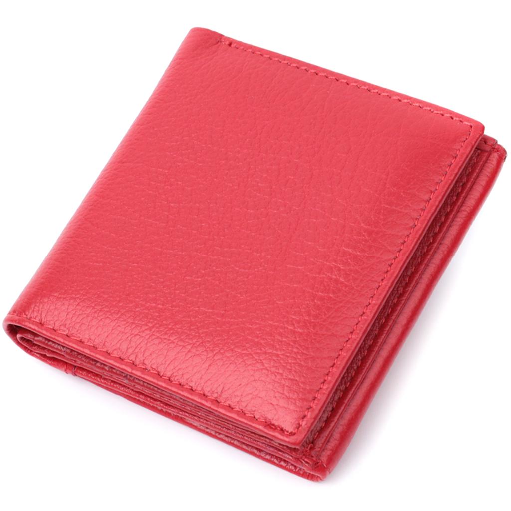 Comfortable Wallet for Women Made of Genuine Leather ST Leather 22710 Red