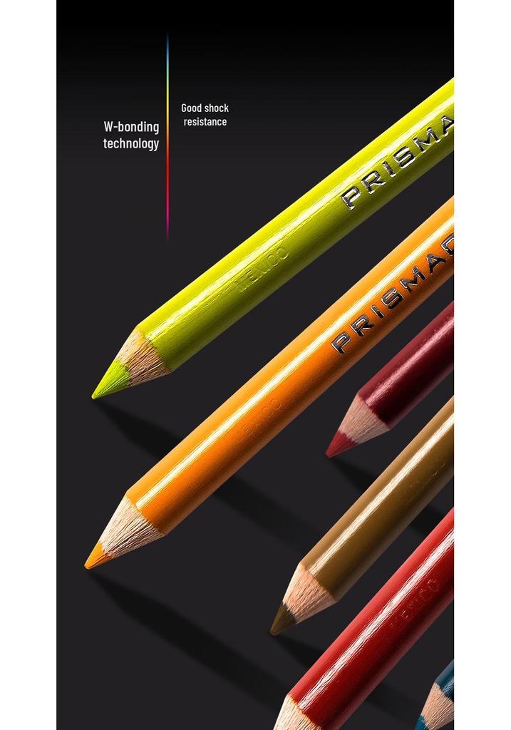 Масляные цветные карандаши San Fu Prismacolor, 150 цветов, для художественных студентов, толстый грифель и яркие цвета
