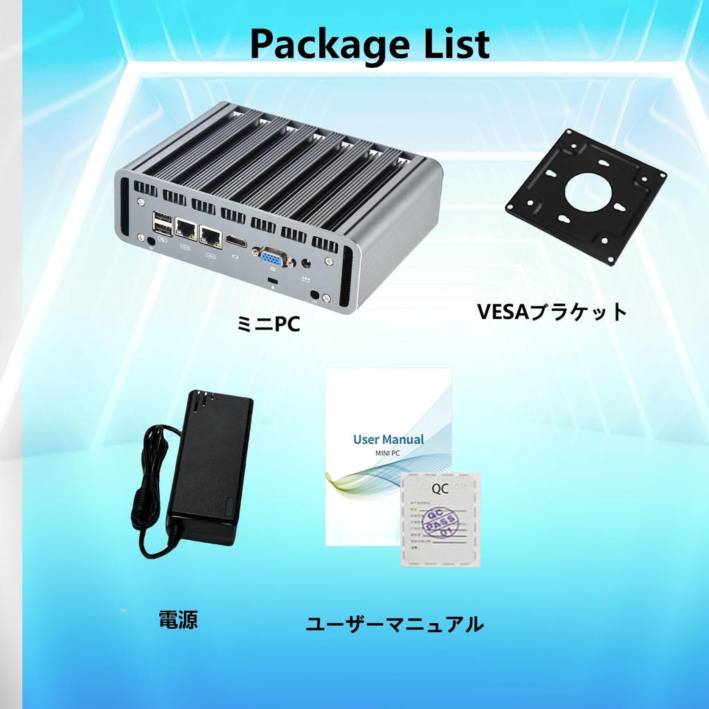 Sharevdi Мини ПК Intel Celeron J6412 8 ГБ DDR4 128 ГБ SSD Промышленный микро ПК Двойной дисплей Поддержка слота SIM Настольный компьютер для 1 M.2 SATA,