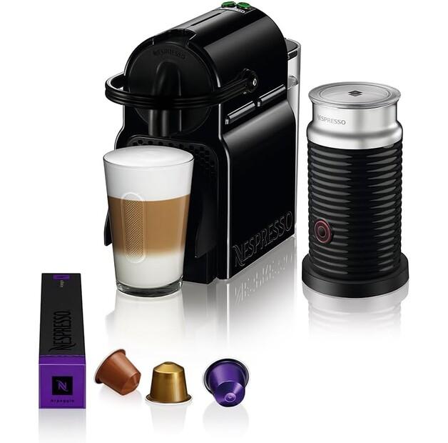 Капсульная кофемашина DeLonghi EN 80.BAE Inissia & Milk schwarz