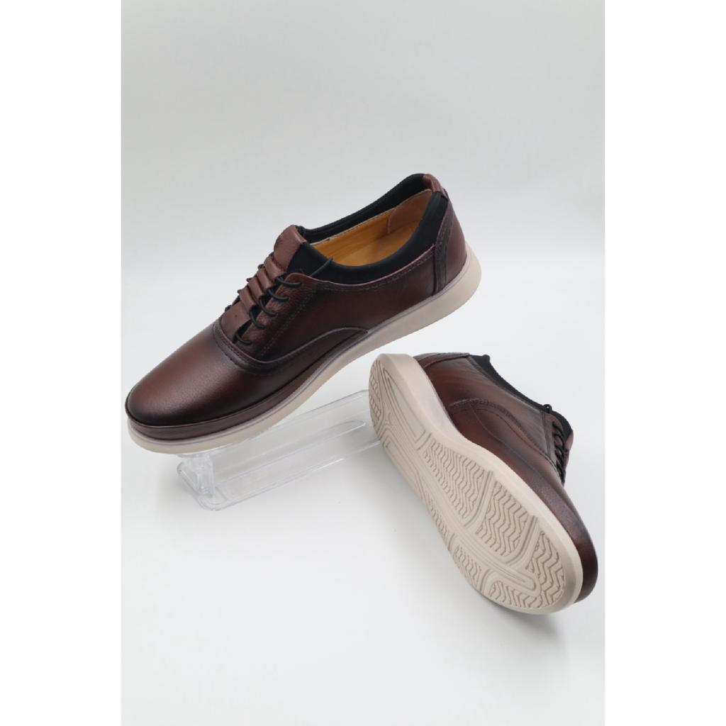 Мужская ультра удобная легкая сезонная черная повседневная обувь из натуральной кожи с внутренней и наружной отделкой