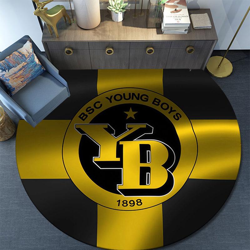 Young Boys pattern round rug,Carpet Rug for Living Room Bedroom Playroom ,Non-slip Floor Mat,Holiday Gifts and Birthday Gifts.