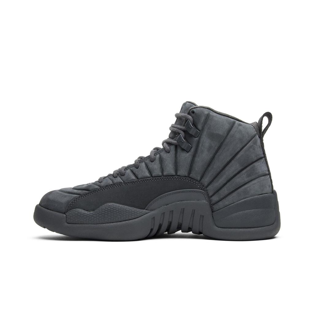 PreSchoolNY Air Jordan 12 Retro 'Темно-серый' (унисекс) Темно-серый / Темно-серый / Черный Винтажные Баскетбольные Кроссовки 130690 003
