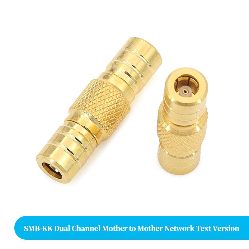 RF Coaxial Adaptor SMB Male To SMB Male / SMB Female, DAB Car Antenna RF Connector 50 Ohm