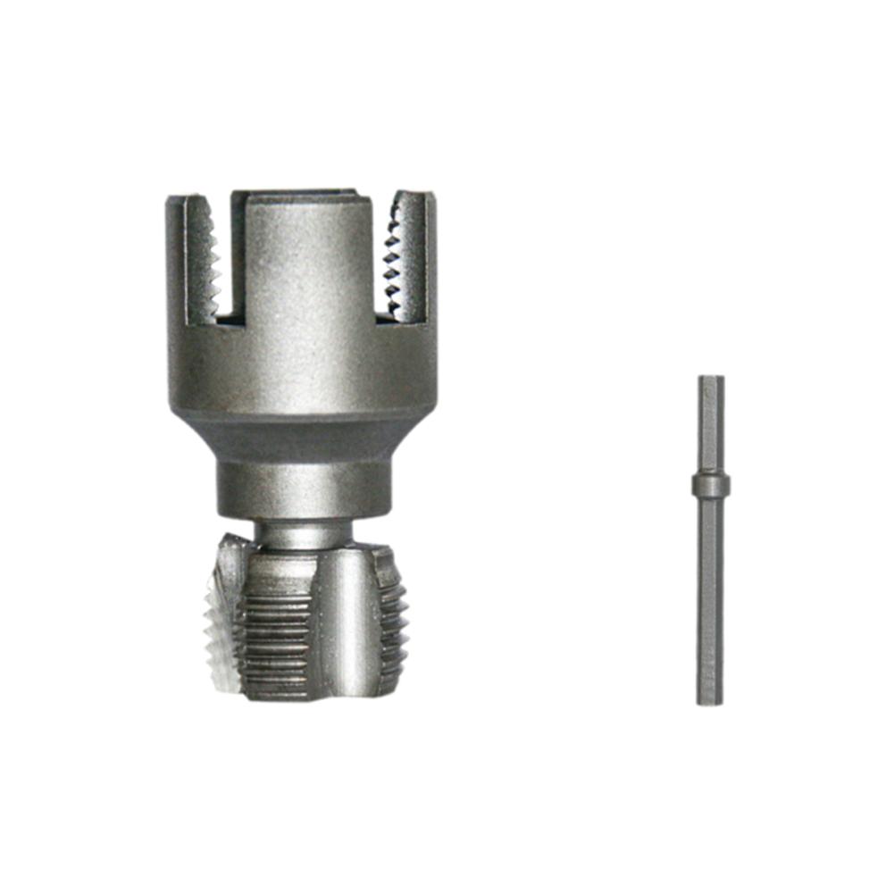 N15 N20 Инструмент для нарезания резьбы на трубах Совместимый с электродрелью Набор для нарезания резьбы на ПВХ трубах 1/2'' 3/4'' Внутренний Внешний Инструмент для восстановления резьбы