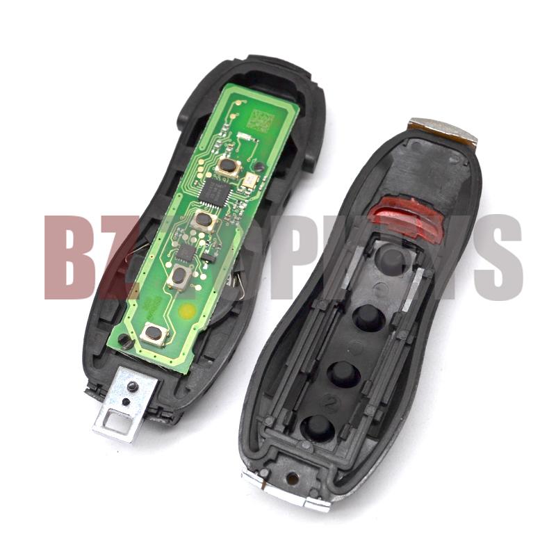 Smart car key DIY use 3buttons for Porsche Panamera Macan Cayman 911 918 Spyder Cayenne remote keyless go 315/433/434Mhz