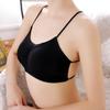 Lady Cross Back Bandeau Bra Tops Women Seamless Sports Casual Tube Top