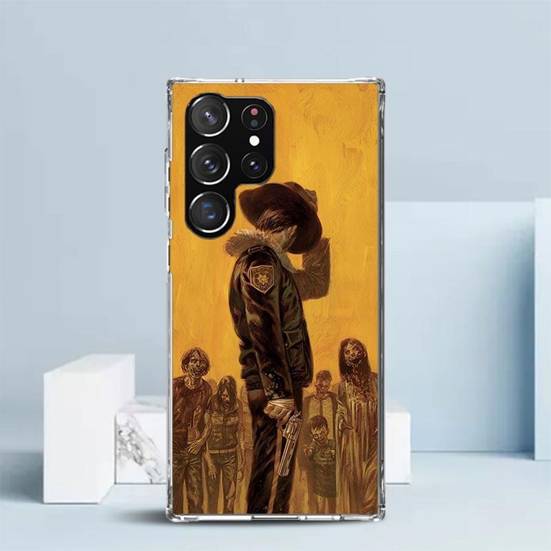 The Walking Deads TV Phone Case For Samsung Galaxy S24 S25 Edge S26 Ultra S22 S23 Plus S21 + S20 FE Soft TPU Back Cover Galaxy S