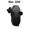 Xiaomi 20W Wireless Car Charger Max Electric Auto Pinch Qi Fast Charging Mi Wireless Car Charger Chargeur De Voiture Sans Fil
