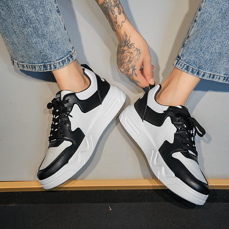 Men's Fashion Casual Low Top Skateboarding Shoes Boys Comfortable Sneakers Male Students Trending Soft Sole Classic Breathable Gym Non-slip