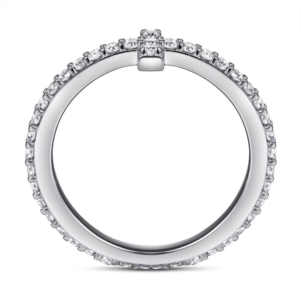 Классическое кольцо Lindon из стерлингового серебра 925 пробы с цирконом, женские ювелирные изделия, свадебный подарок для вечеринки