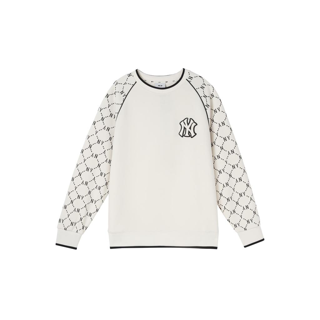 MLB Sweatshirt Fall Unisex Ecru 3AMTM0814-50CRS
