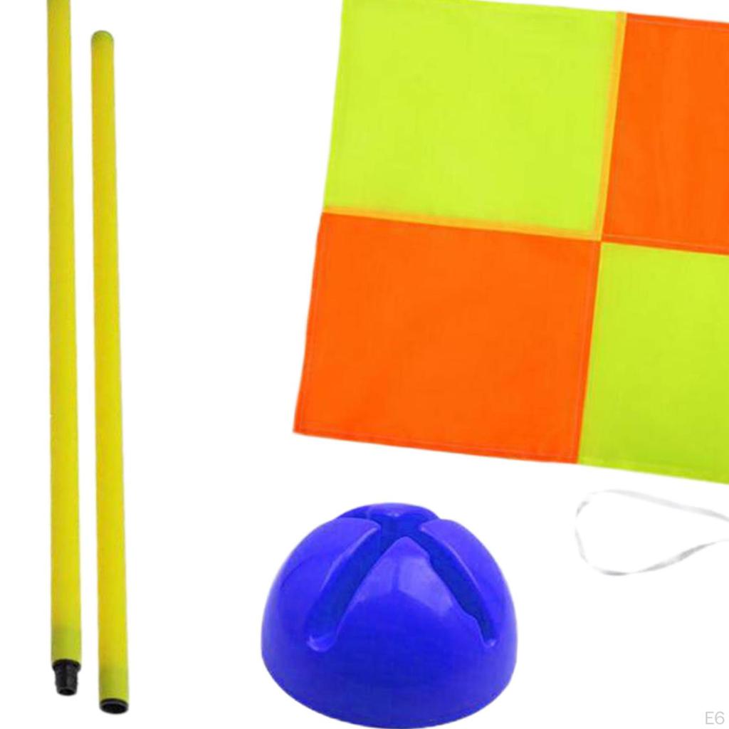 Футбольный уголок с флагом, футбольное поле, игровое оборудование для