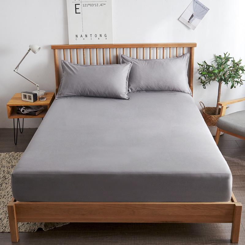 Хлопчатобумажные простыни с резинками, нескользящие регулируемые наматрасники (Без наволочки)