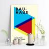 Bauhaus Exhibition Vintage Art Print Poster Vintage Oil Painting Wall Painting