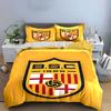 Yellow Shield Logo Bedding Set Bedding Duvet Cover Set Duvet Cover Pillowcases (1 * Duvet Cover 2 * Pillowcases, without duvet insert)