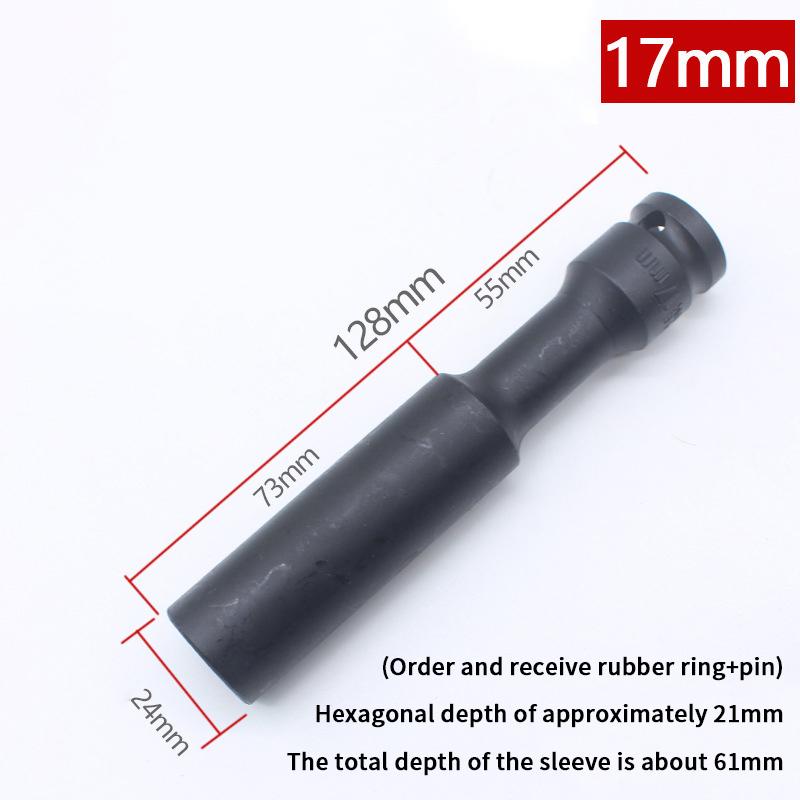Торцевой гаечный ключ с приводом 1/2 дюйма, шестигранная торцевая головка 8-19 мм, инструменты для снятия шин, адаптер, гаечный ключ, переходник