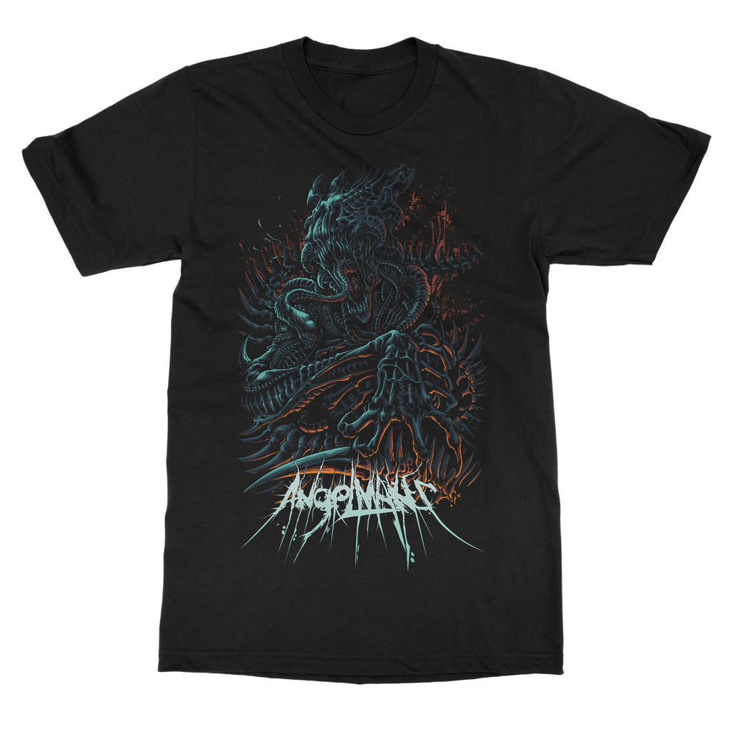 Hot ANGELMAKER Band Graphic Cotton T-shirt Unisex Summer Short Sleeve Fashion Brand Tee Luxury Casual Vintage Retro Top