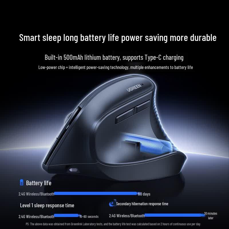 Ugreen M571S Dual-Mode Vertical Ergonomic Mouse