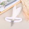 For Women Girls Costume Party Bridal Headpiece Headdress Gatsby Flapper Feather Headband
