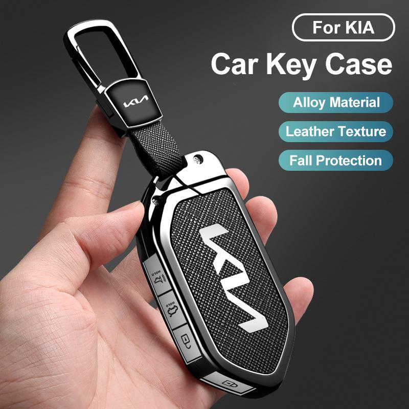cnkymb1 Zinc Alloy Car Remote Car Key Case Cover for Kia KN EV9 Picanto GT Line Carnival Seltos Sorento Morning K5 KA4 EV3 2024Accessory