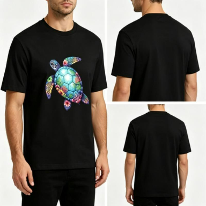 Sea Turtle Save The Ocean Earth Day 2026 Tshirt Unisex Unisex Casual Printed T Shirts Adult Oneck Summer Outdoors Tee