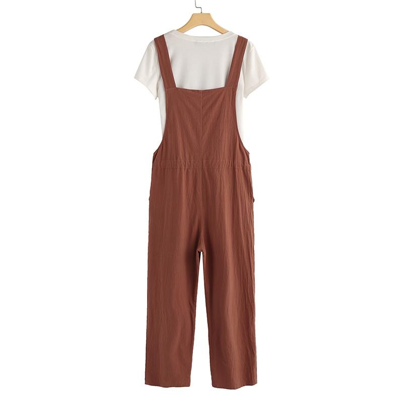 Women Casual Bib Pants Jumpsuit Playsuit Romper Dungarees Overalls