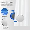 10pcs Strong Magnetic Curtains Weights Windproof Shower Curtains Magnet Buckle Balcony Curtains Cloth Weights For Tablecloth